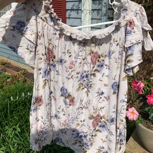 Floral Off the Shoulder Top